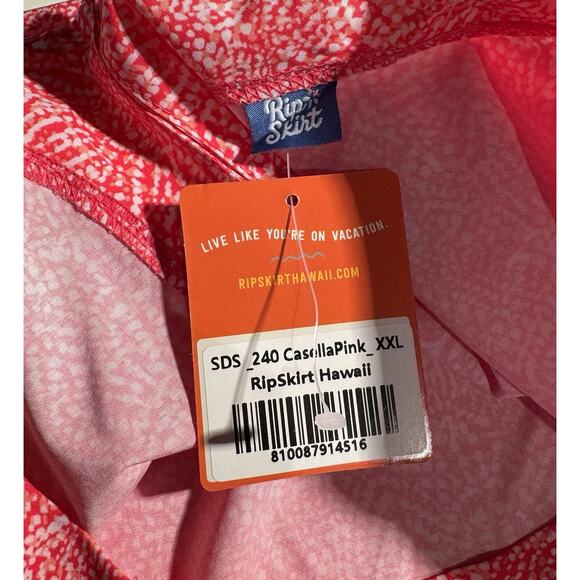 RipSkirt Hawaii Sun Dress Short Women's XXL (20/22) in Casella Pink NWT - Picture 9 of 9